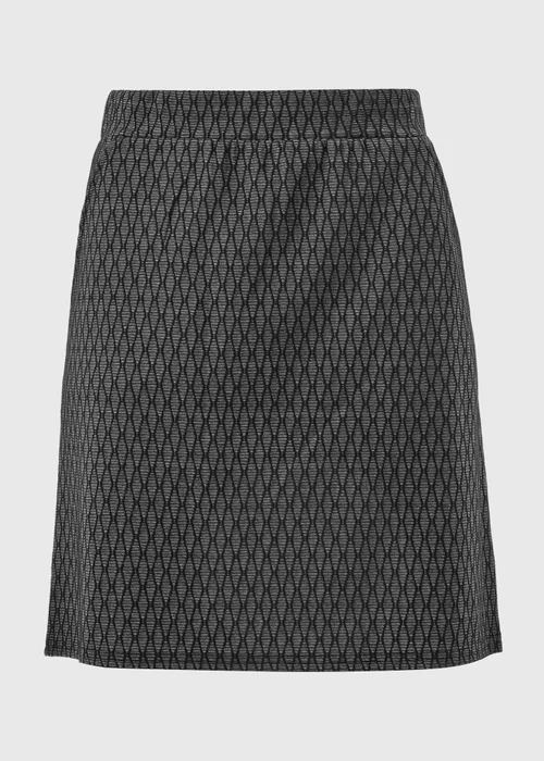 Black Geometric Mini Skirt - Size 20 Image 4