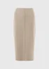 Beige Cosy Midi Skirt - Size 10 Image 3