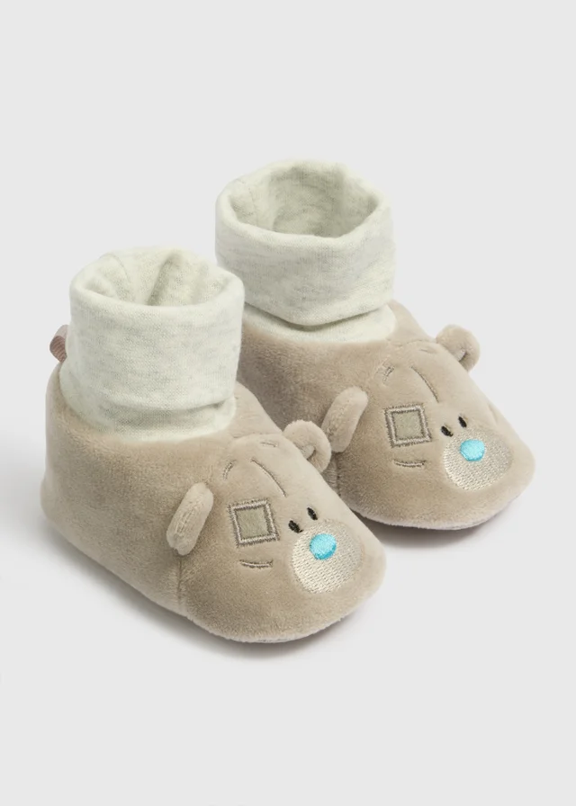 Tatty Teddy Baby Grey Sock Boots (Newborn-18mths)
