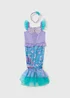 Disney Girls Lilac Ariel Costume (3-9yrs) - Age 3 Years Image 1