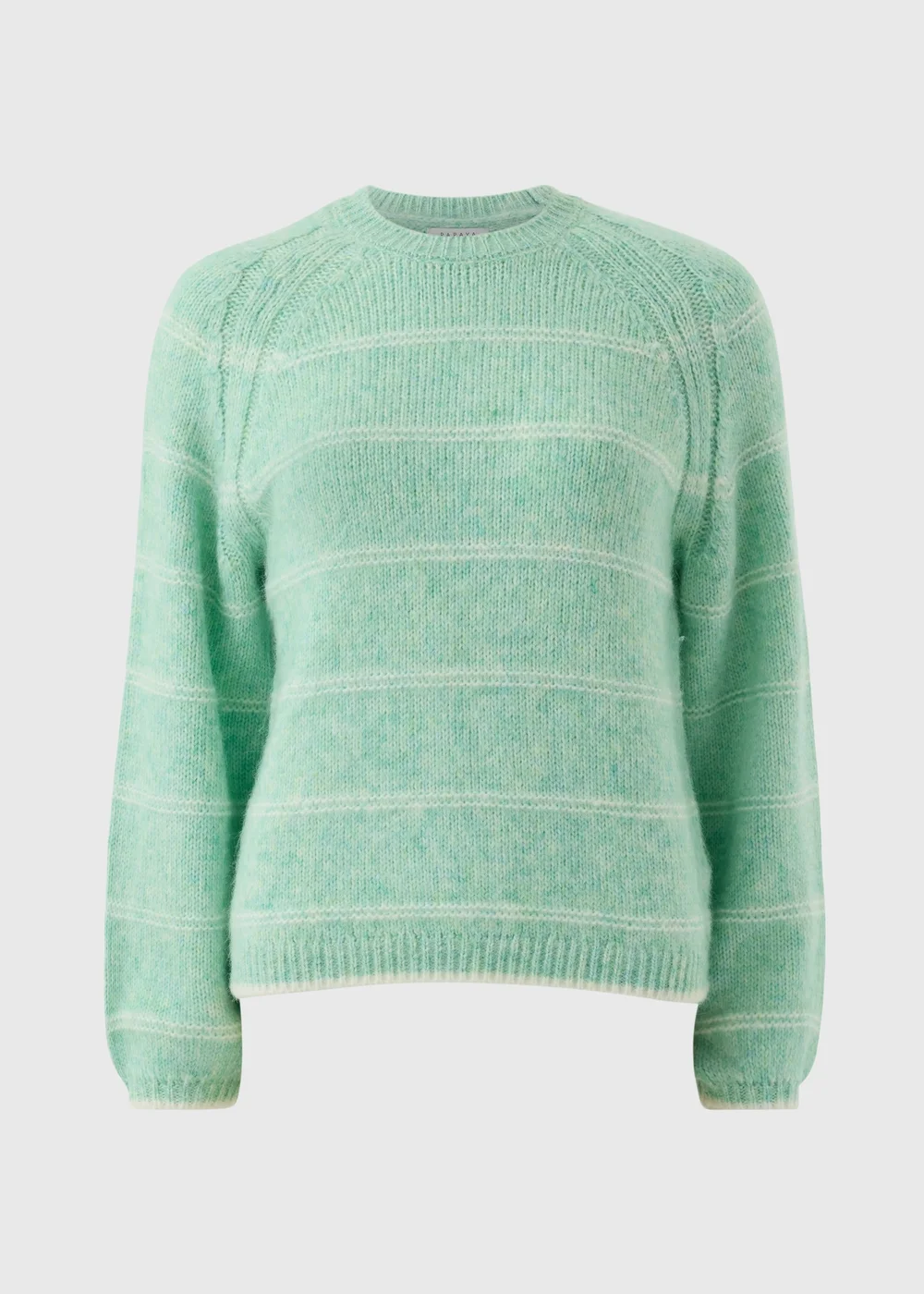 Green Stitch Striped Jumper - XS Image 2