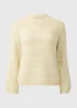 Yellow Stitch Stripe Jumper - XS Image 4