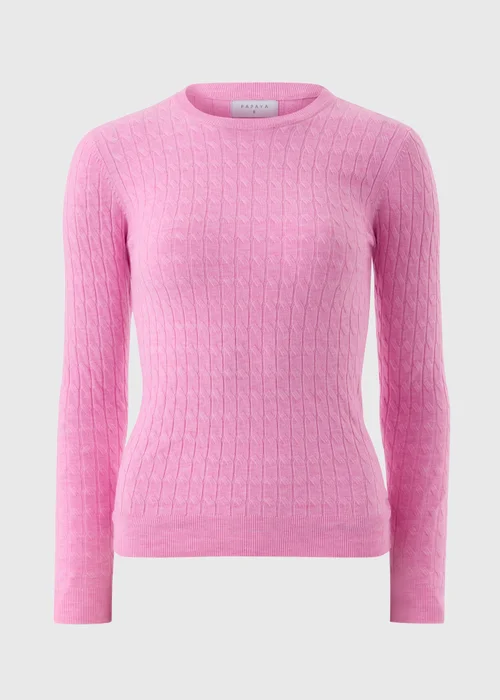 Pink Babycable Jumper - 8 Image 4