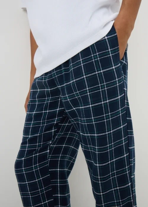 Cream Waffle Henley Long Pyjama Set - Extra small Image 1