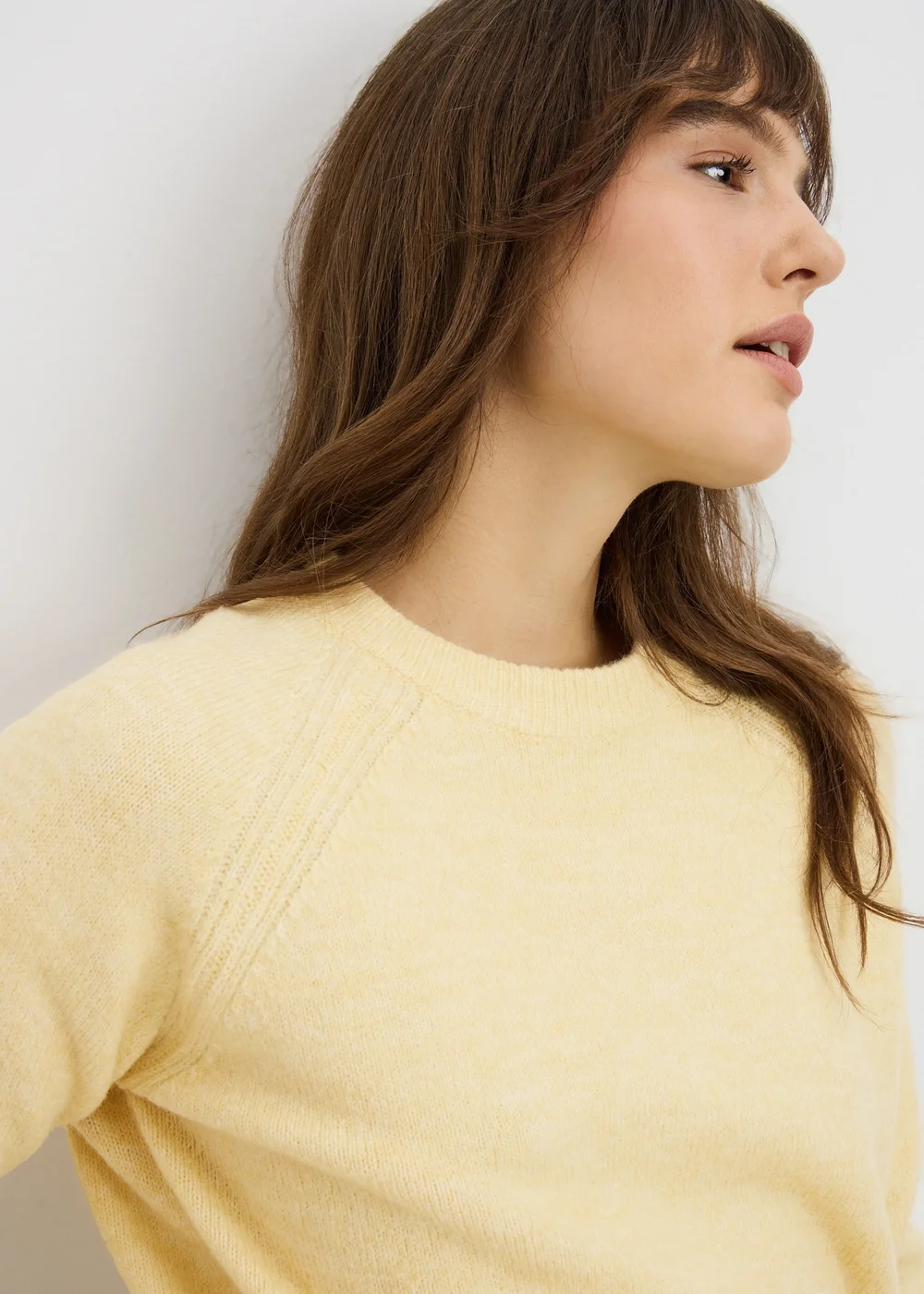 Buttermilk Crew Neck Jumper - Extra small Image 2