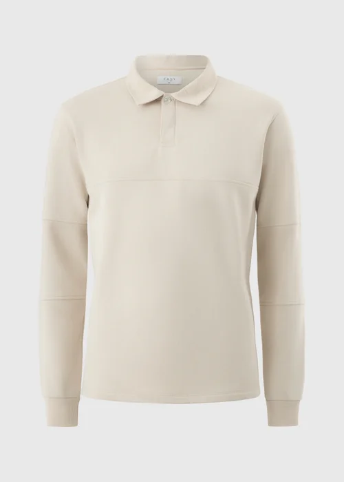 Ecru Rugby Design Sweatshirt - Small Image 4