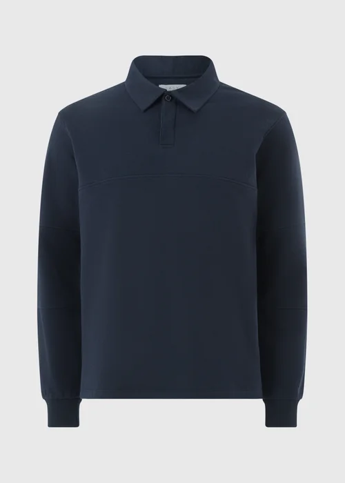 Navy Rugby Sweatshirt - Small Image 4