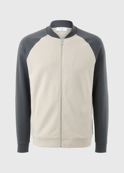 Cream Smart Co Ord Bomber Jacket - S Image 3