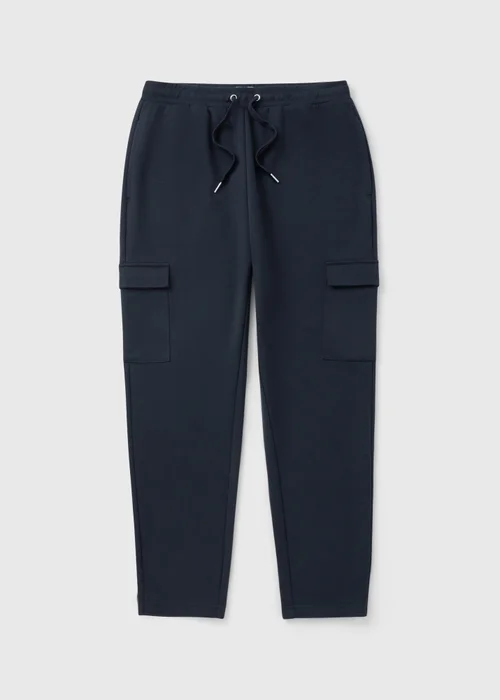 Navy Smart Co Ord Jogging Bottoms - Small Image 4