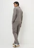 Brown Smart Co Ord Jogging Bottoms - Small Image 3