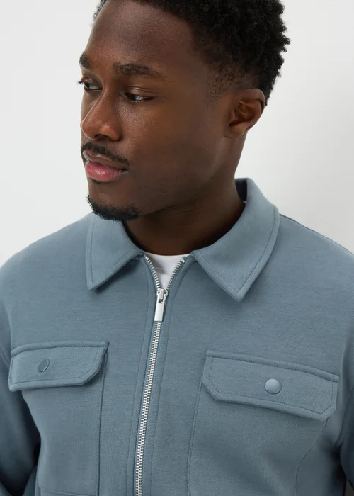 Blue Smart Co Ord Shacket - S Image 2