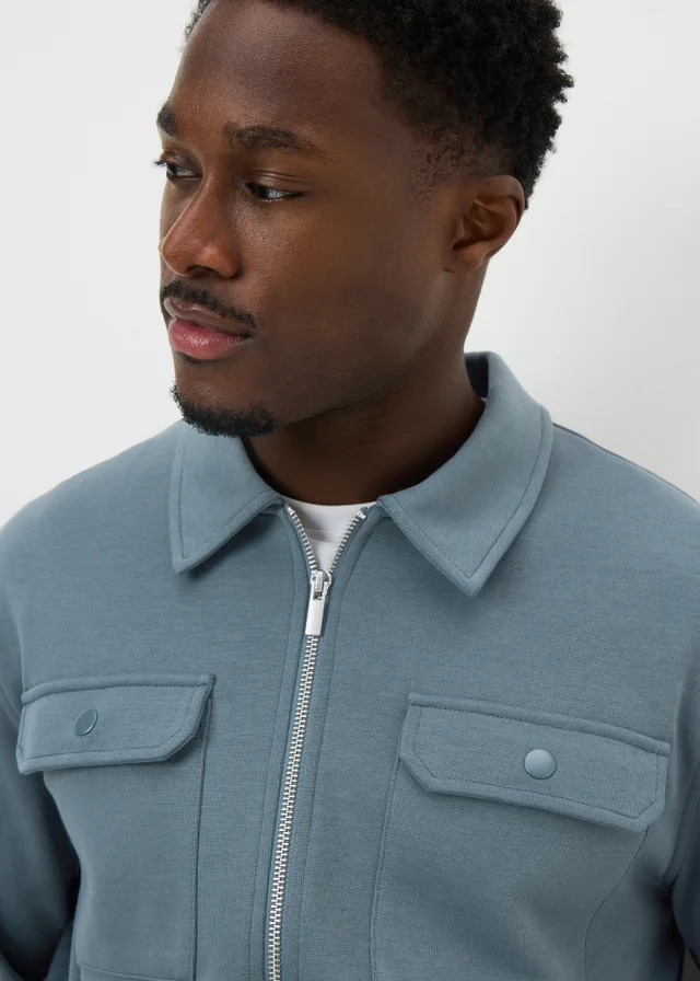 Blue Smart Co Ord Shacket