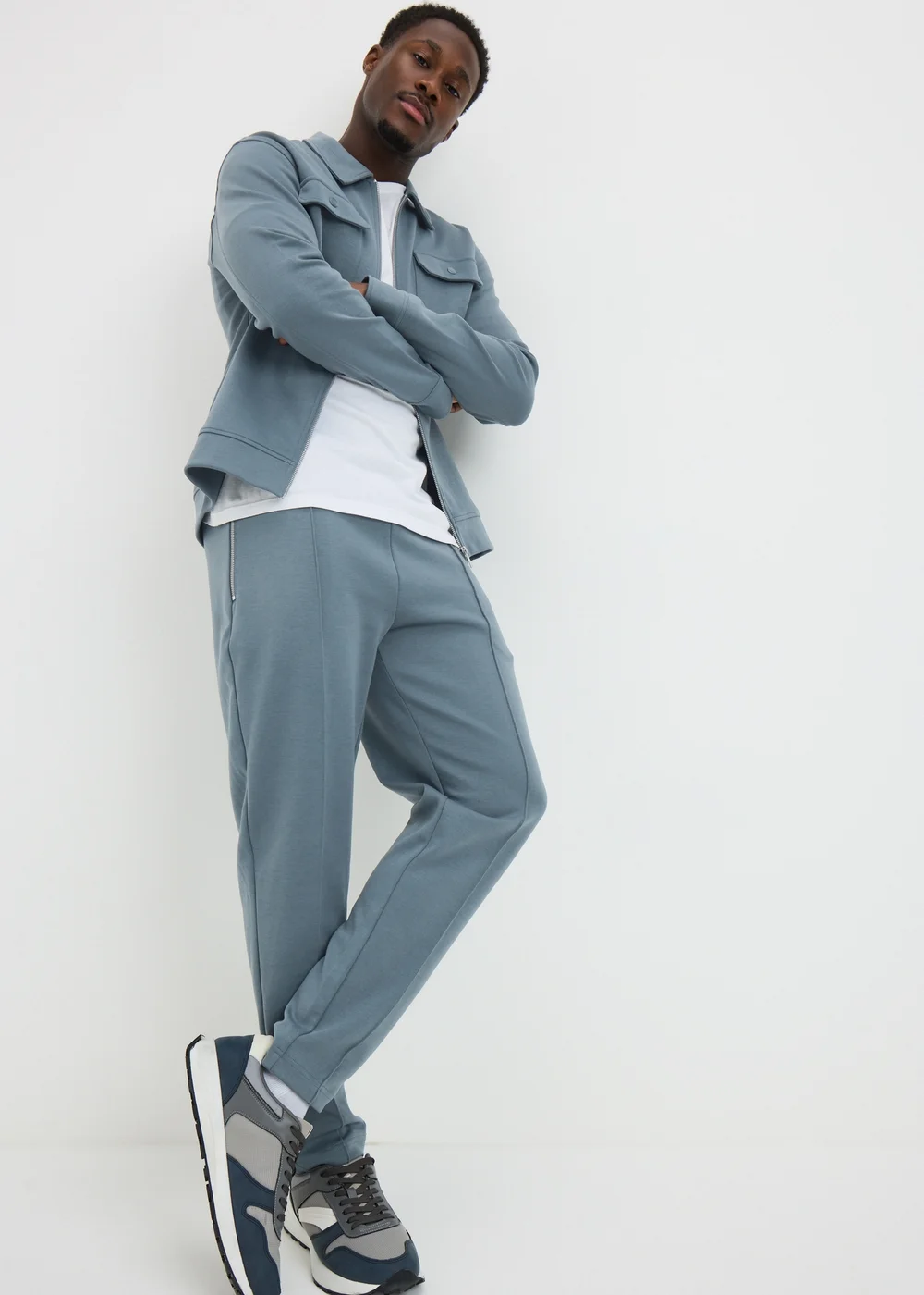 Blue Smart Co Ord Shacket - S Image 1