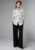 Et Vous White Wiggle Longline Shirt - Size 8 Image 2