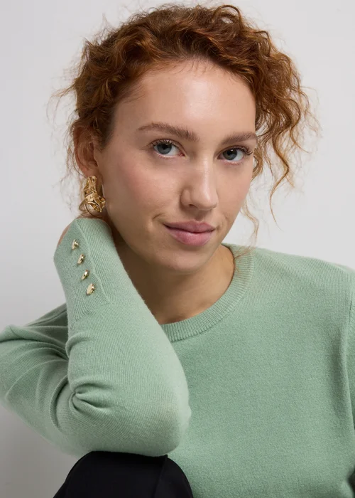 Et Vous Sage Fine Gauge Jumper - Size 10 Image 3