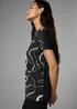Et Vous Black Wiggle Print T-Shirt - Size 8 Image 1
