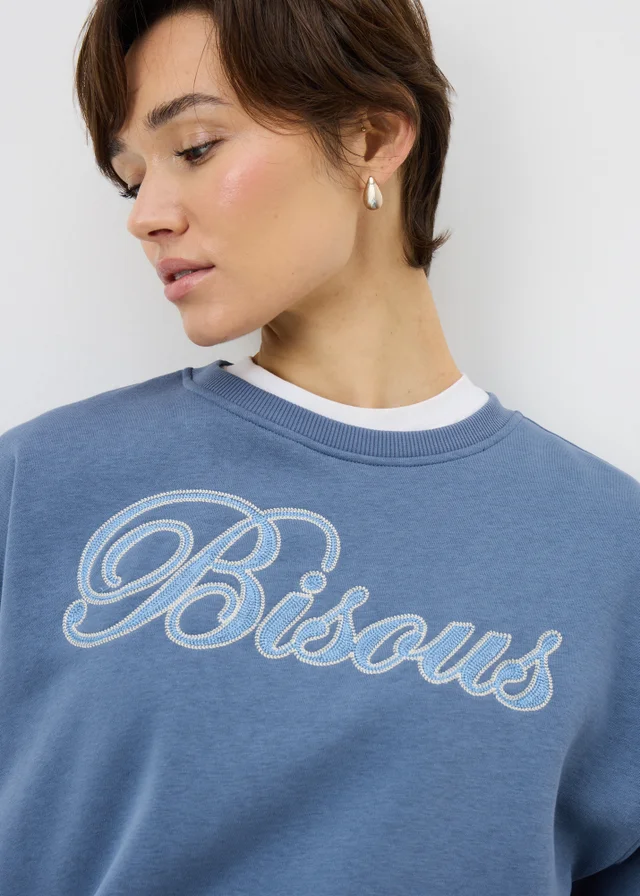 Blue Bisous Sweatshirt