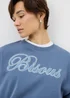 Blue Bisous Sweatshirt - Extra small Image 2