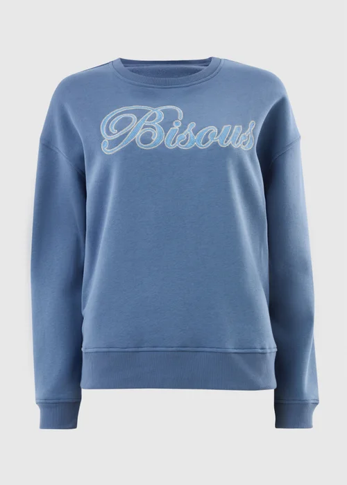 Blue Bisous Sweatshirt - Extra small Image 4