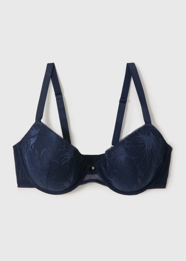 DD+ Navy Lace T-Shirt Bra