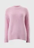 Pink Fluffy Lofty Crew Neck Jumper - Extra small Image 4