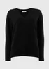 Black V-Neck Knit Jumper - Extra small Image 4