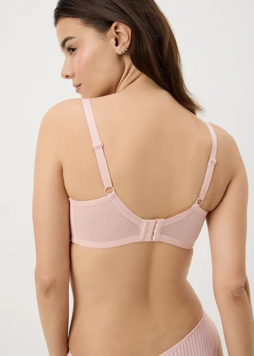 DD+ 2 Pack Pink & Cream Padded Bras - 32DD Image 2