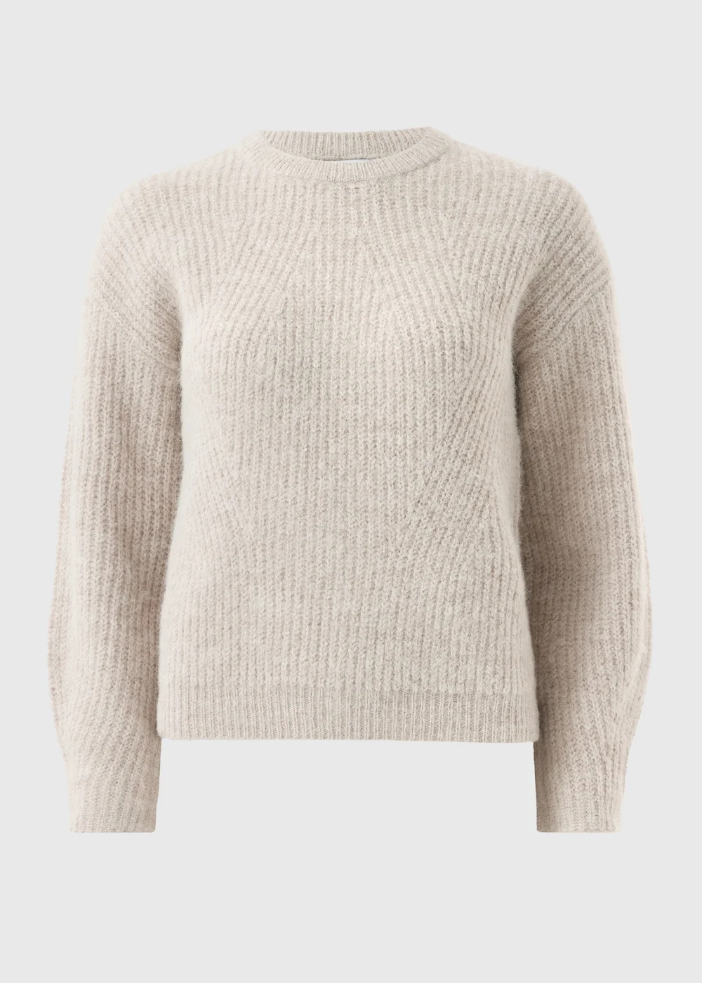 Oatmeal Oversized Space Dye Jumper - M Image 4