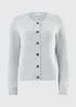 Grey Knitted Cardigan - Small Image 4