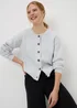 Grey Knitted Cardigan - Small Image 2