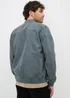 Grey Faux Suede Bomber Jacket - S Image 2