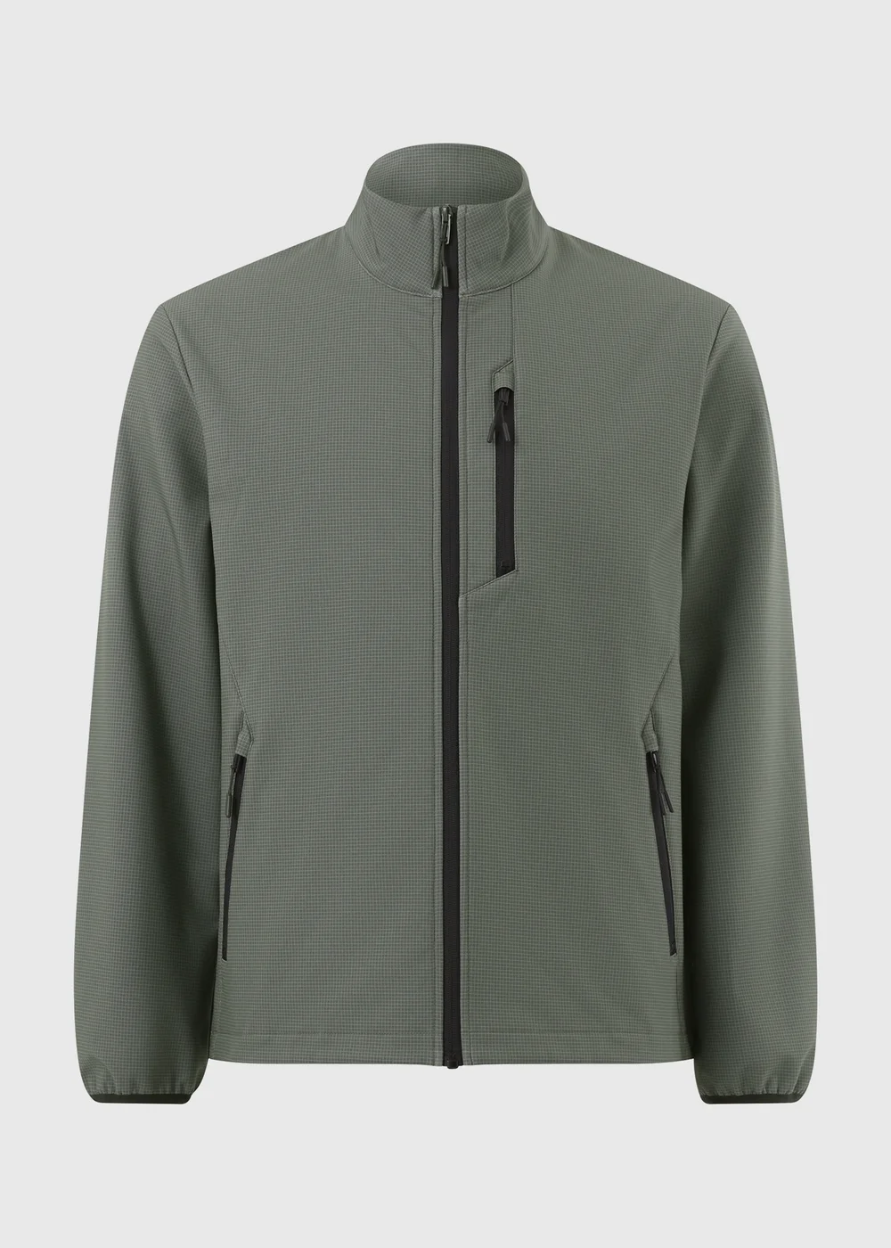 Charcoal Funnel Soft Shell Jacket - S Image 4
