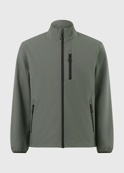 Charcoal Funnel Soft Shell Jacket - S Image 4