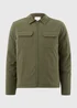 Khaki Padded Cargo Shacket - S Image 4