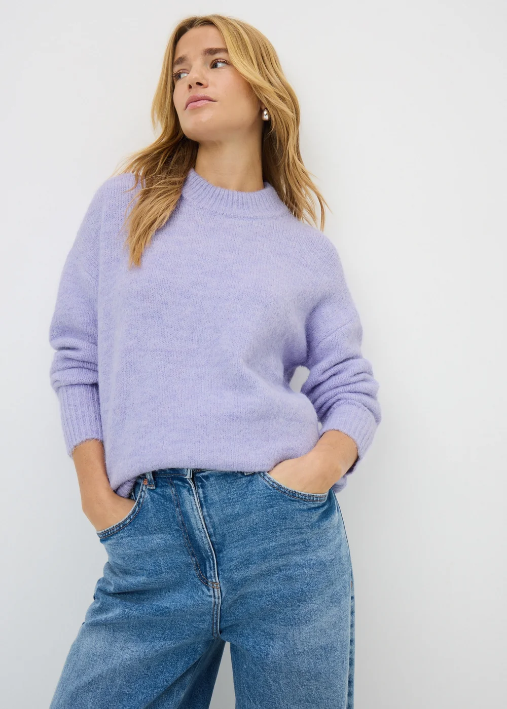 Lilac Fluffy Lofty Jumper - XS Image 1