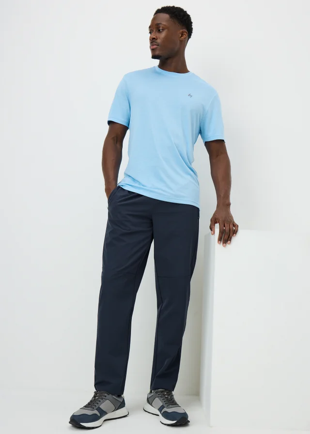 Souluxe Navy Woven Jogging Bottoms