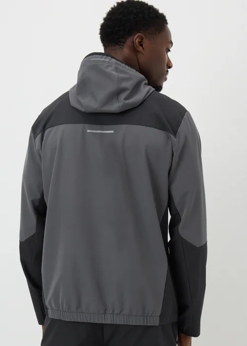 Souluxe Charcoal Woven Zip Co-Ord Jacket - XS Image 3