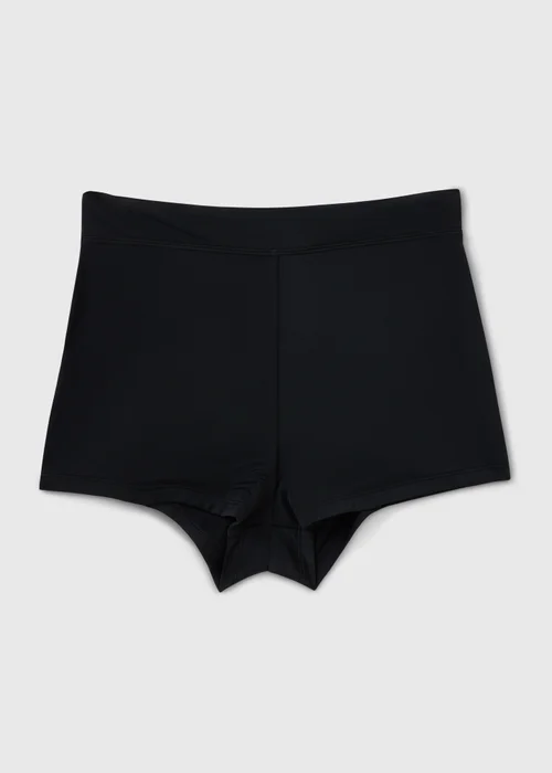 Black Shapewear Short Bikini Bottoms - Size 10 Image 3