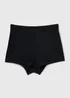 Black Shapewear Short Bikini Bottoms - Size 10 Image 3