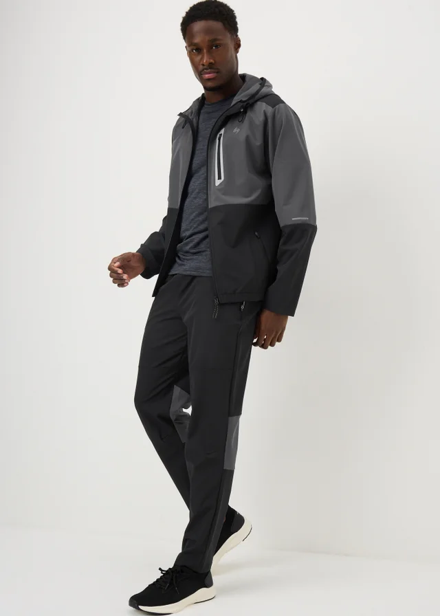 Souluxe Black Woven Co-Ord Joggers