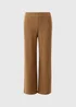 Camel Boucle Wide Leg Co Ord Trousers - Size 20 29 leg Image 4