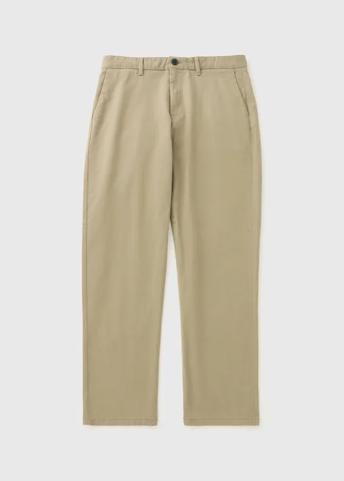Sand Straight Fit Chinos - 30 Waist Regular Image 4