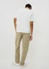 Sand Straight Fit Chinos - 30 Waist Regular Image 2