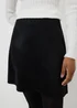 Black Suede Mini Skirt - Size 20 Image 2