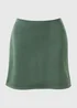 Teal Faux Suede Mini Skirt - Size 16 Image 4