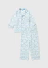 Disney Boys Blue Mickey Check Pyjama Set (1-7yrs) - Age 3 - 4 Years Image 1