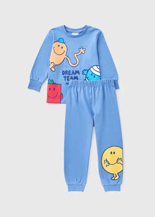 Mr Men Boys Blue Pyjama Set (1-7yrs) - 1 to 1 half years Image 1