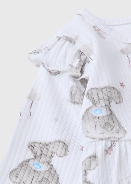 Tiny Tatty Teddy Baby White Dress & Tights Set (Newborn-12mths) - Up to 1 Month Image 2