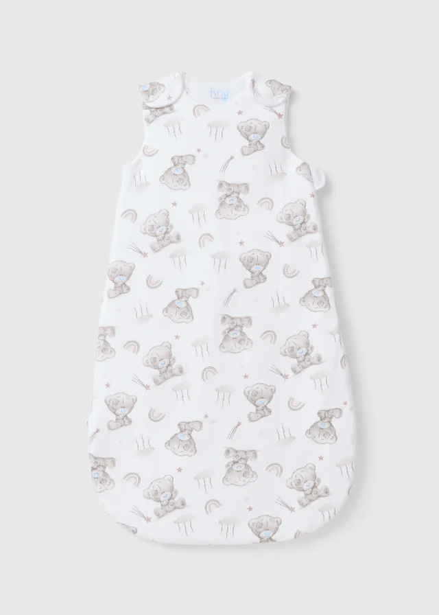 Tiny Tatty Teddy Baby White Sleeping Bag (Newborn-23mths)