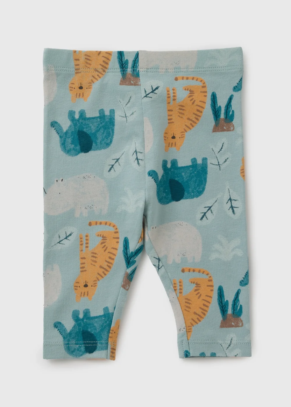 Blue Animal Leggings - Up to 1 Month Image 1